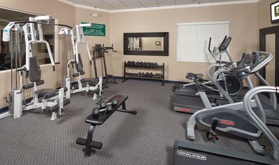 Fitness center with weights and cardio equipment